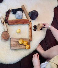 Load image into Gallery viewer, Little Whimsy Natural Tree Blocks