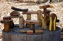 Load image into Gallery viewer, Little Whimsy Natural Tree Blocks