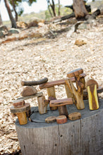 Load image into Gallery viewer, Little Whimsy Natural Tree Blocks